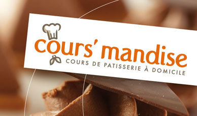 Coursmandise : identité graphique print et web