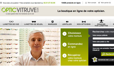 Optic Vitruve, la boutique en ligne de votre opticien