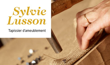Sylvie Lusson, tapissier d'ameublement dans le Maine et Loire